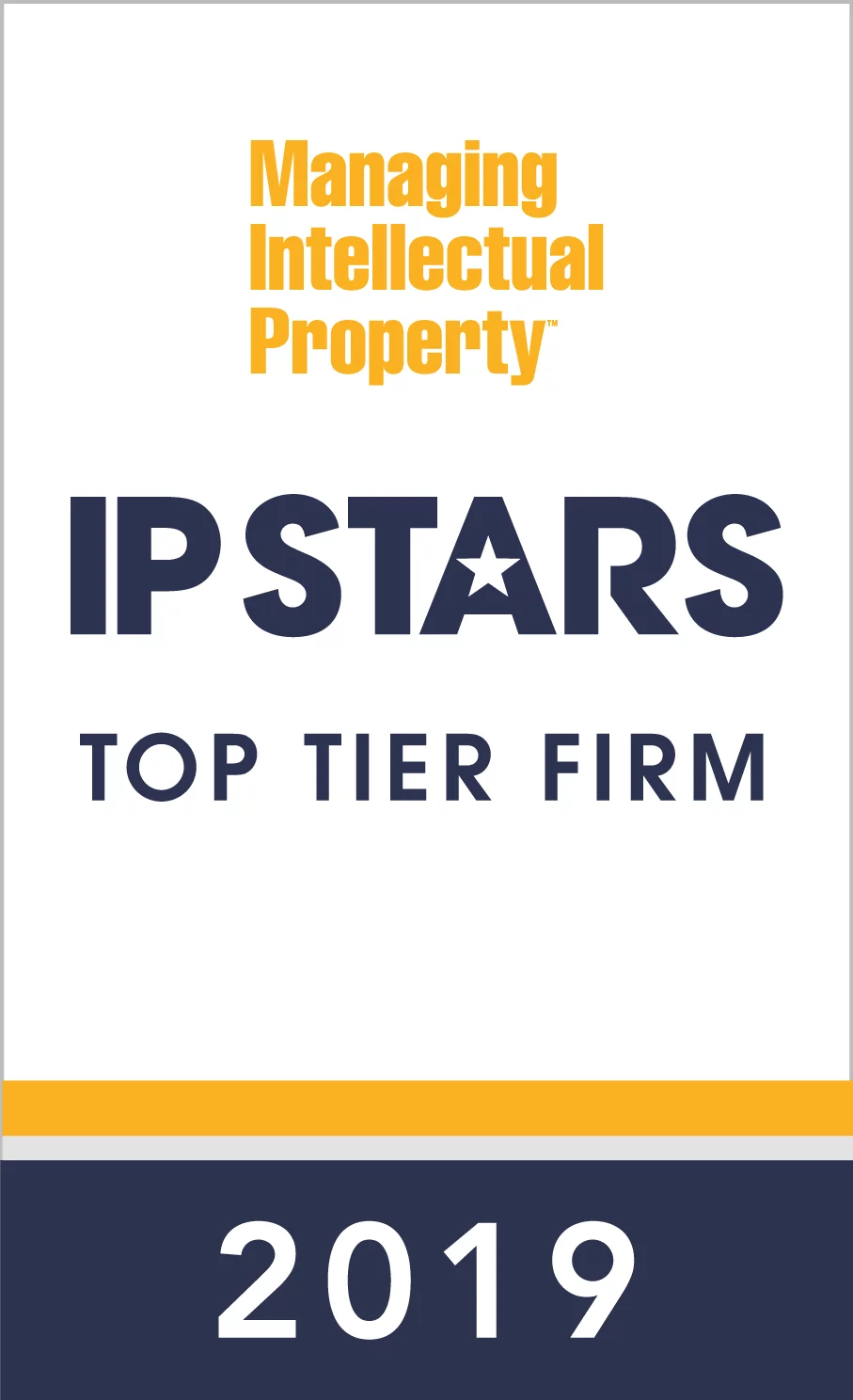 IP Stars Top Tier Firm 2019